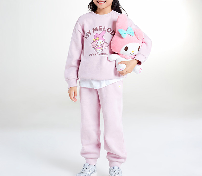 (산리오)상하세트(기모)(SPSME4TKU4)(L PINK)_SPSMF11KU4