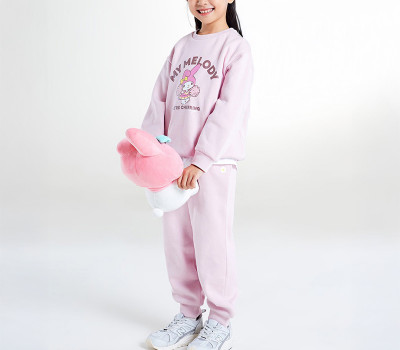 (산리오)상하세트(기모)(SPSME4TKU4)(L PINK)_SPSMF11KU4