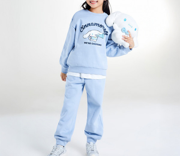 (산리오)상하세트(기모)(SPSME4TKU4)(L BLUE)_SPSMF11KU4