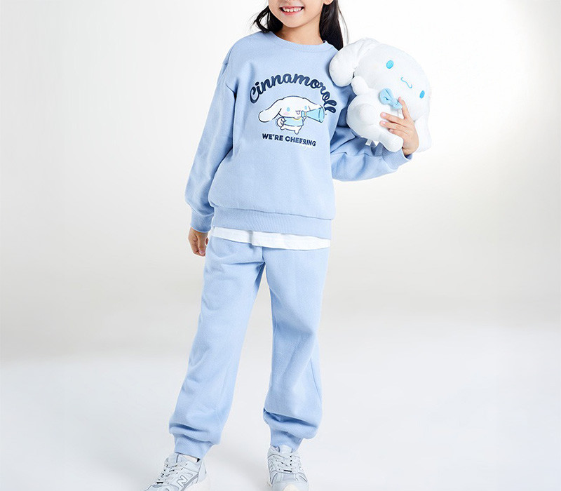 (산리오)상하세트(기모)(SPSME4TKU4)(L BLUE)_SPSMF11KU4